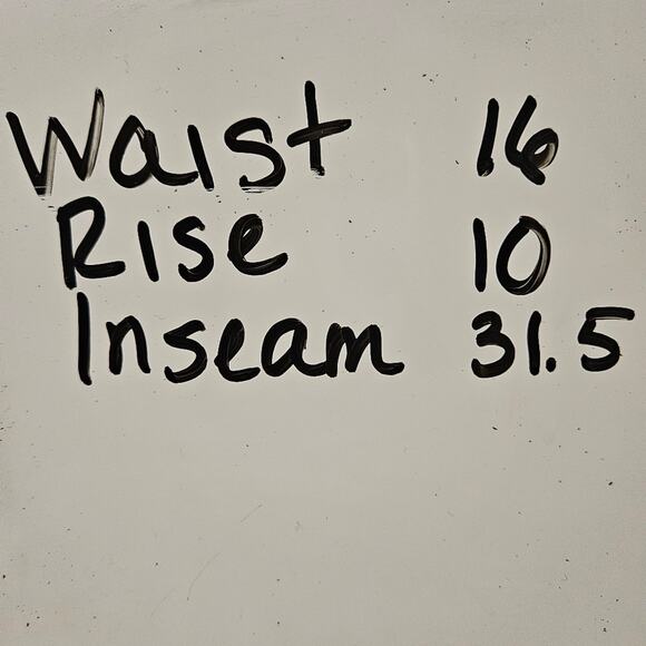 V Cristina Jeans Womens Blue High Rise Gold Metallic Straight Leg Size 12 Denim - Picture 13 of 14